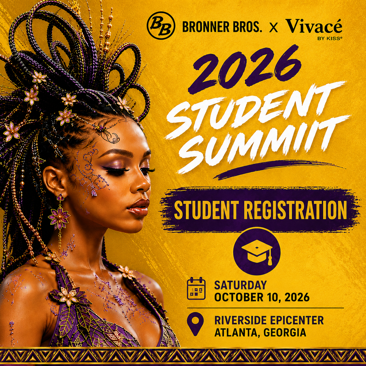 Bronner Bros. x Vivace by KISS 2026 Student Summit
